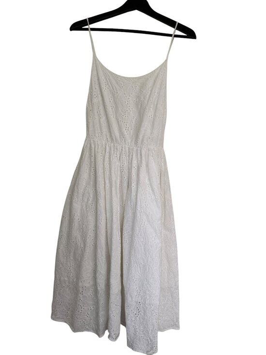 Rachel Antonoff Dresses & Skirts - Rachel Antonoff White Eyelet Princess Dress Midi-Cotton- Size 6- MSRP $299